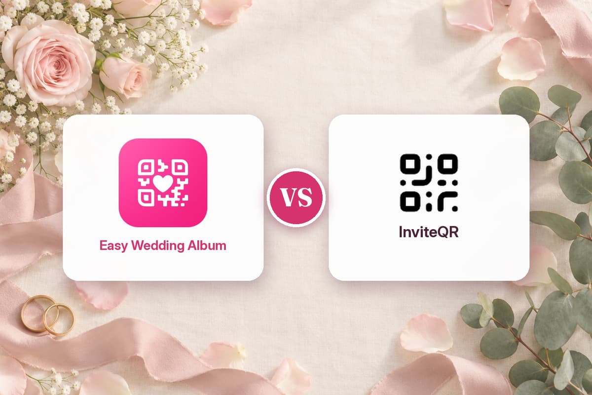 Easy Wedding Album vs InviteQR